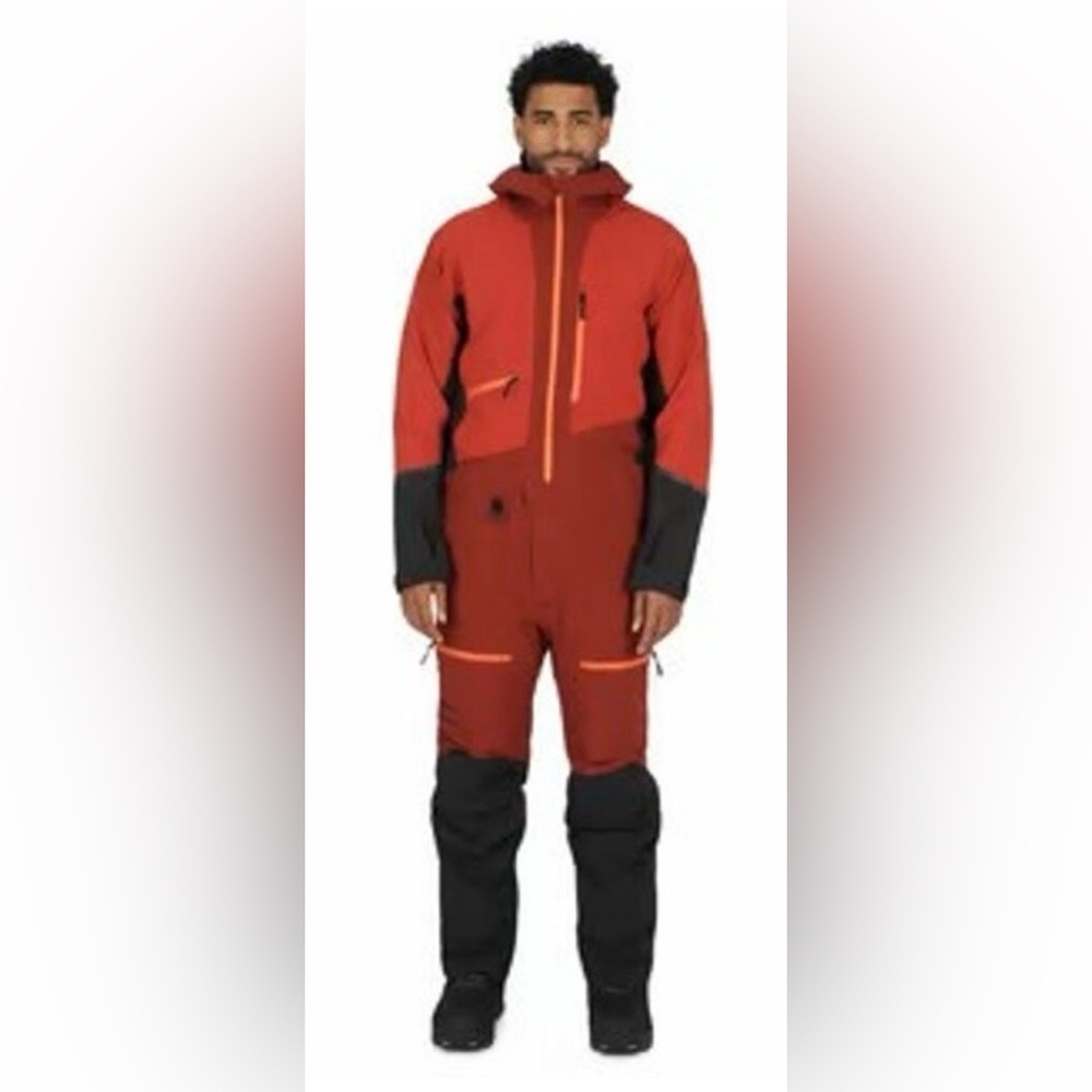 Ski-Doo Men’s Size XS BC Aspect Homme Brick Red Monosuit